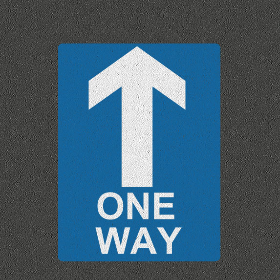 One Way Sign Playground Markings Direct