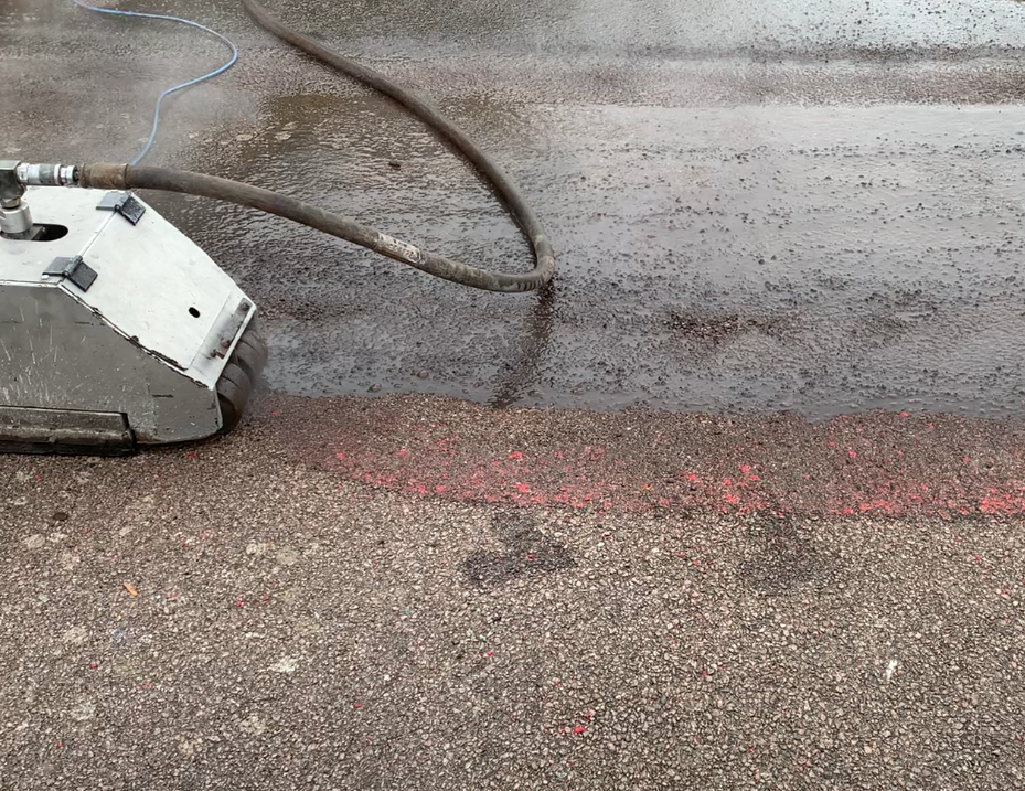 removal of playground marking